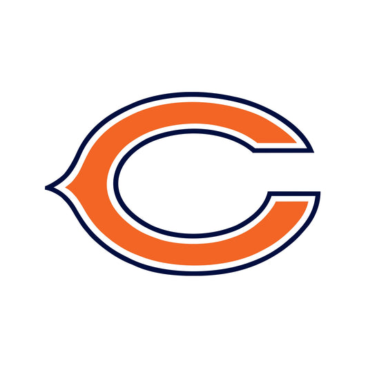 Chicago Bears - 5 Logo Minis (Mixed Sizes) - Official NFL - Reusable Vinyl Decals