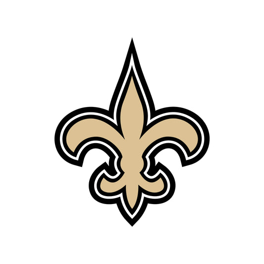 New Orleans Saints - 5 Logo Minis (Mixed Sizes) - Official NFL - Reusable Vinyl Decals