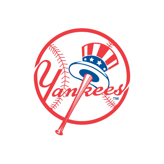 New York Yankees - 5 Logo Minis (Mixed Sizes) - Official MLB - Reusable Vinyl Decals
