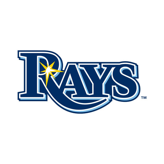 Tampa Bay Rays - 5 Logo Minis (Mixed Sizes) - Official MLB - Reusable Vinyl Decals