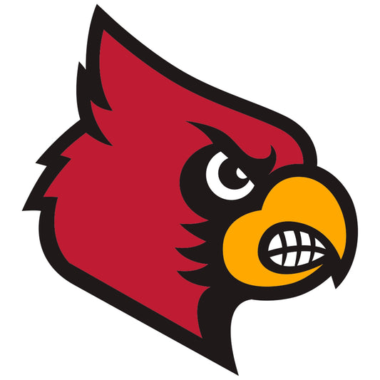 Louisville Cardinals - 5 Logo Minis (Mixed Sizes) - Official NCAA - Reusable Vinyl Decals