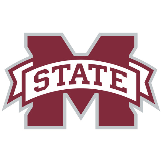 Mississippi State Bulldogs - 5 Logo Minis (Mixed Sizes) - Official NCAA - Reusable Vinyl Decals