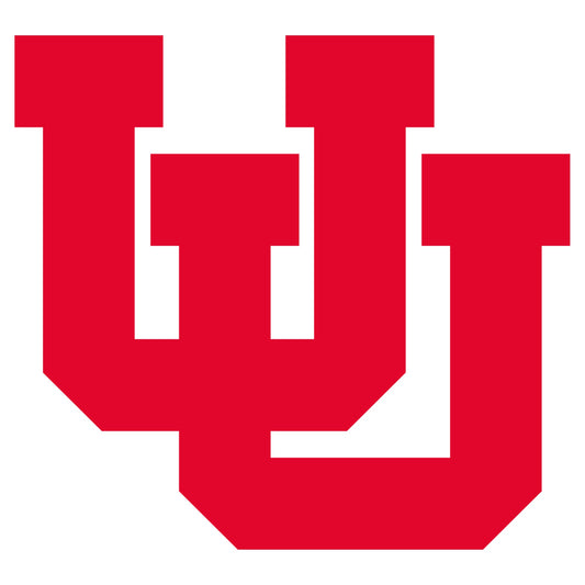 U of Utah - 5 Logo Minis (Mixed Sizes) - Official NCAA - Utah Utes - Reusable Vinyl Decals