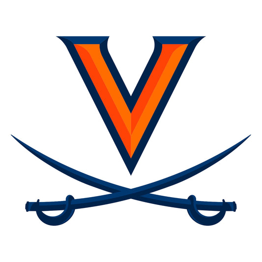 Virginia Cavaliers - 5 Logo Minis (Mixed Sizes) - Official NCAA - Reusable Vinyl Decals