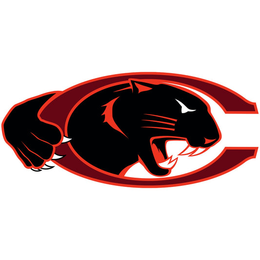 Claflin Panthers - 5 Logo Minis (Mixed Sizes) - Official NCAA - Reusable Vinyl Decals