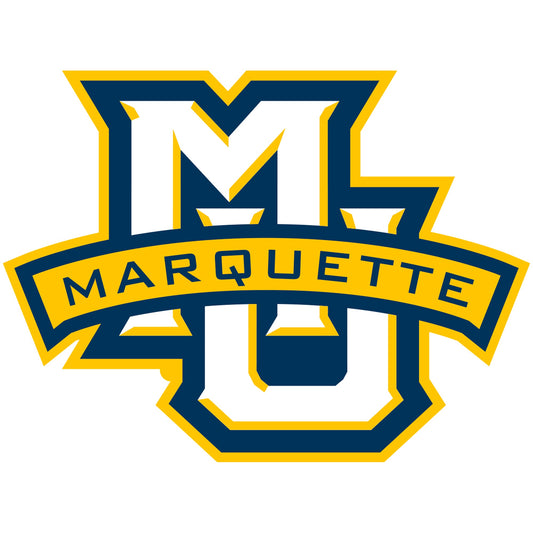 Marquette Golden Eagles - 5 Logo Minis (Mixed Sizes) - Official NCAA - Reusable Vinyl Decals