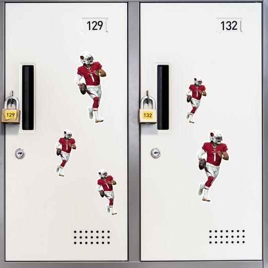 Kyler Murray - 5 Player Minis (Mixed Sizes) - Official NFL - Arizona Cardinals - Reusable Vinyl Decals