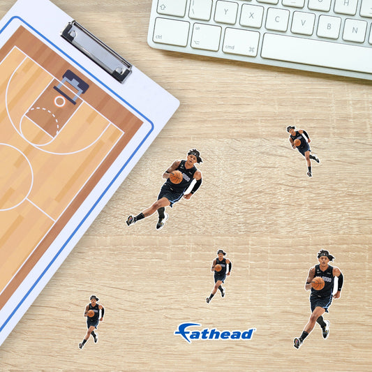 Paolo Banchero - 5 Minis (Mixed Sizes) - Official NBA - Orlando Magic - Reusable Vinyl Decals