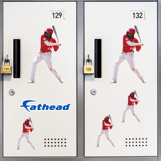 Elly De La Cruz - 5 Minis (Mixed Sizes) - Official MLB - Cincinnati Reds - Reusable Vinyl Decals