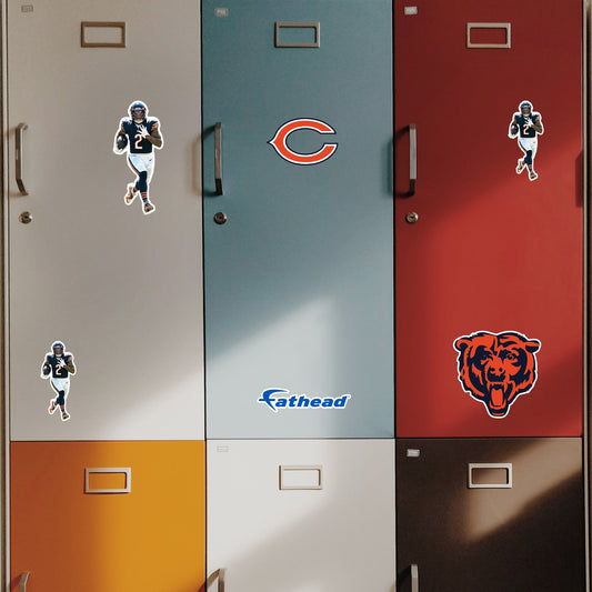 DJ Moore - 5 Minis (Mixed Sizes) - Official NFL - Chicago Bears - Reusable Vinyl Decals