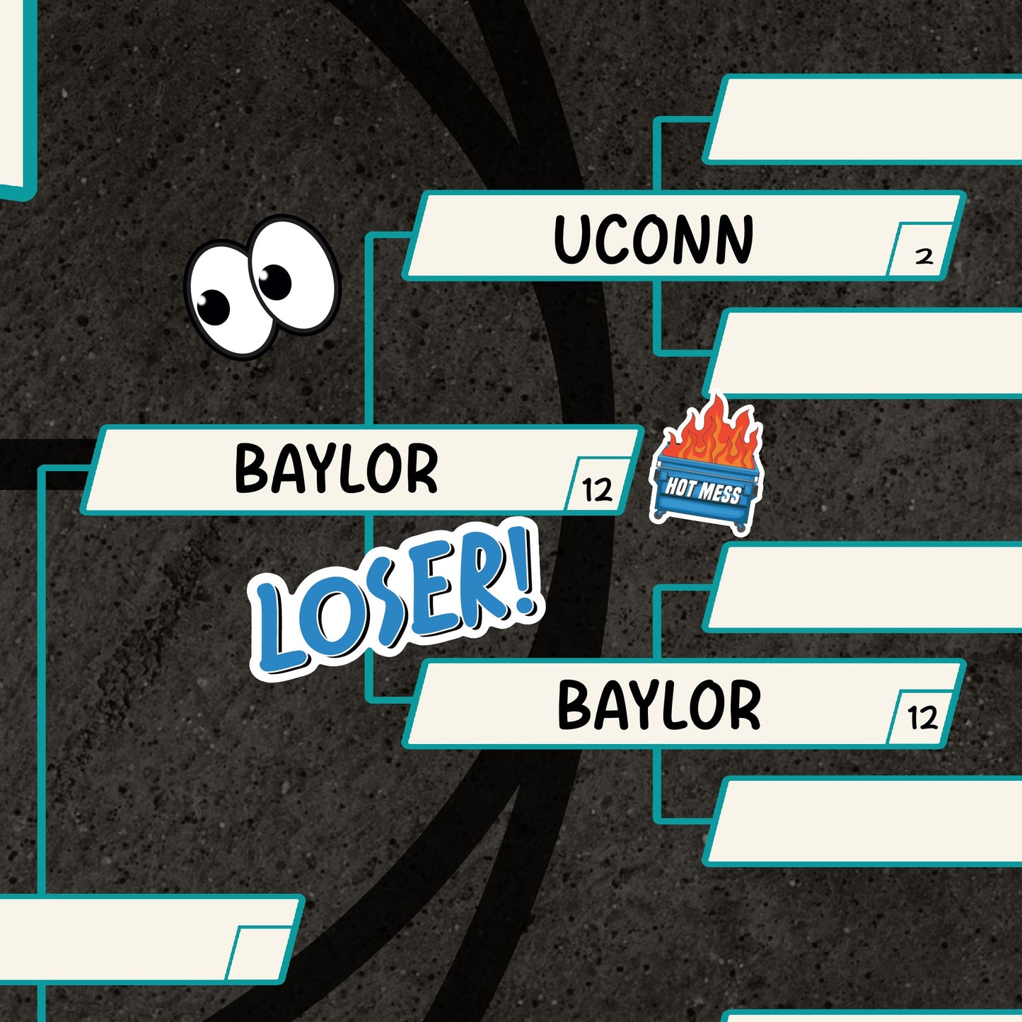 Smack Talk - Bracket Minis - Reusable Vinyl Decals