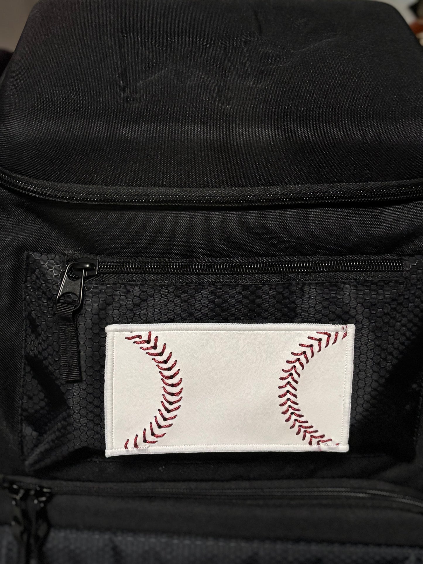 Custom Leather Baseball Patch
