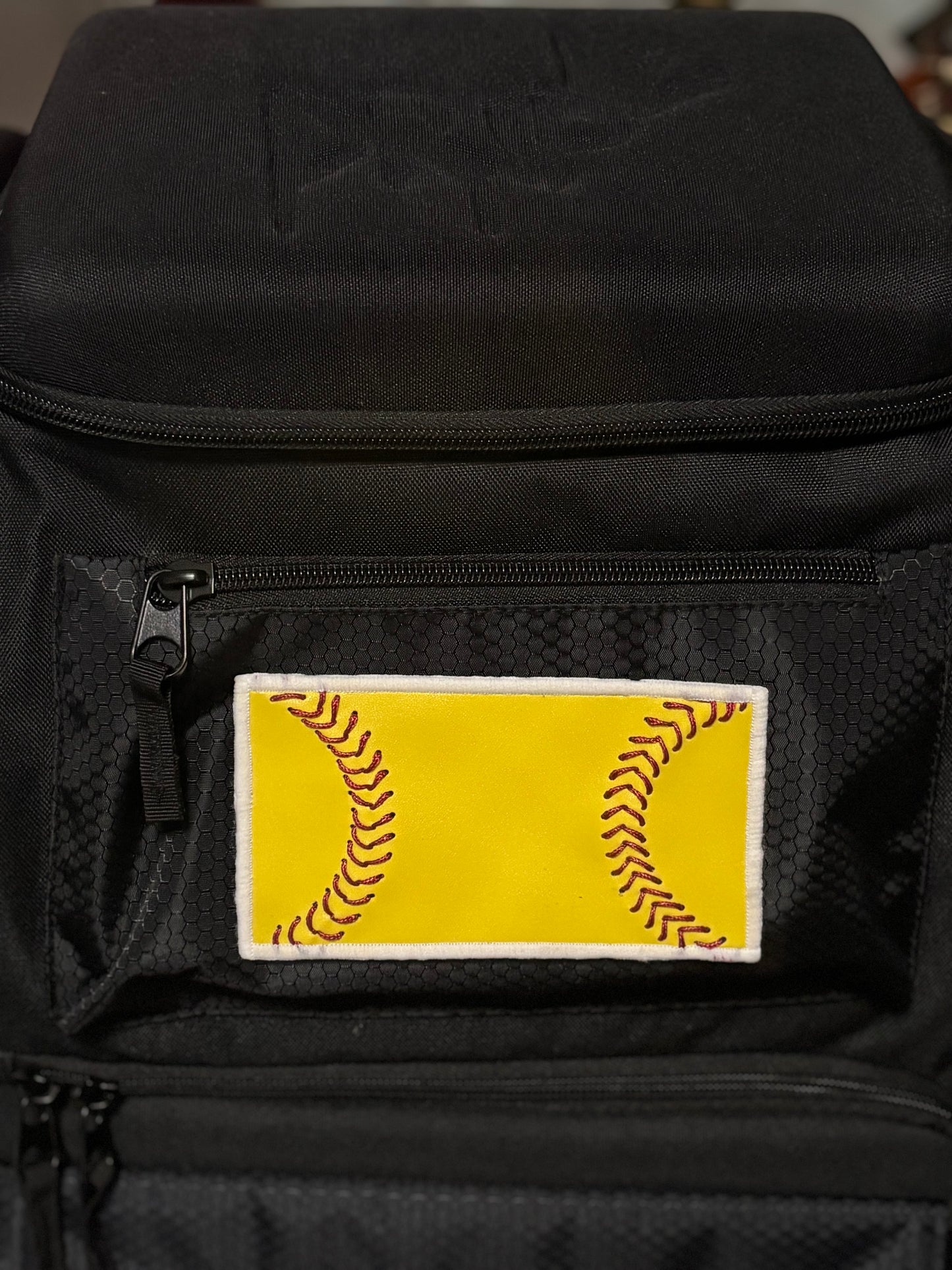 Custom Leather Softball Patch