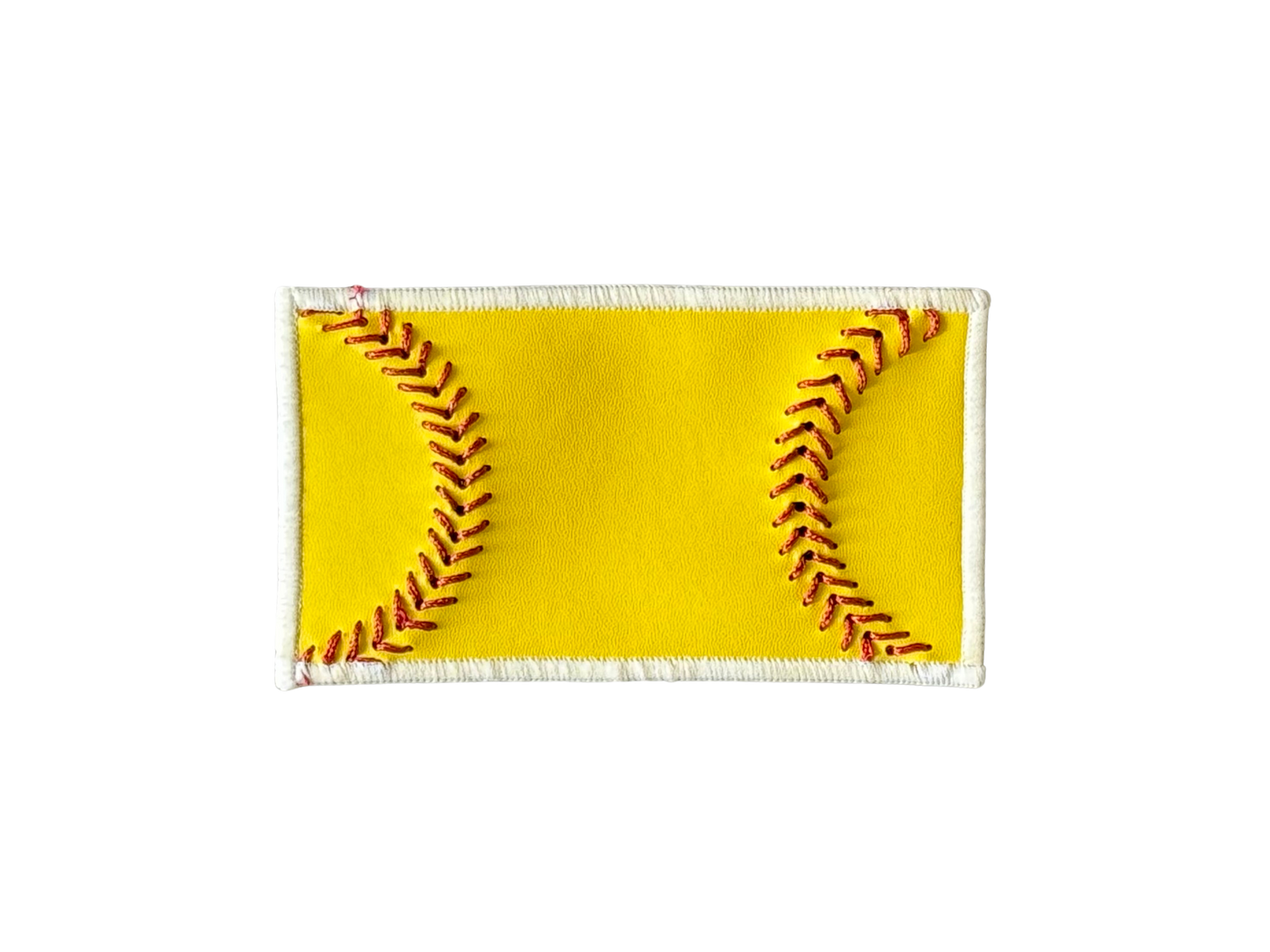 Custom Leather Softball Patch