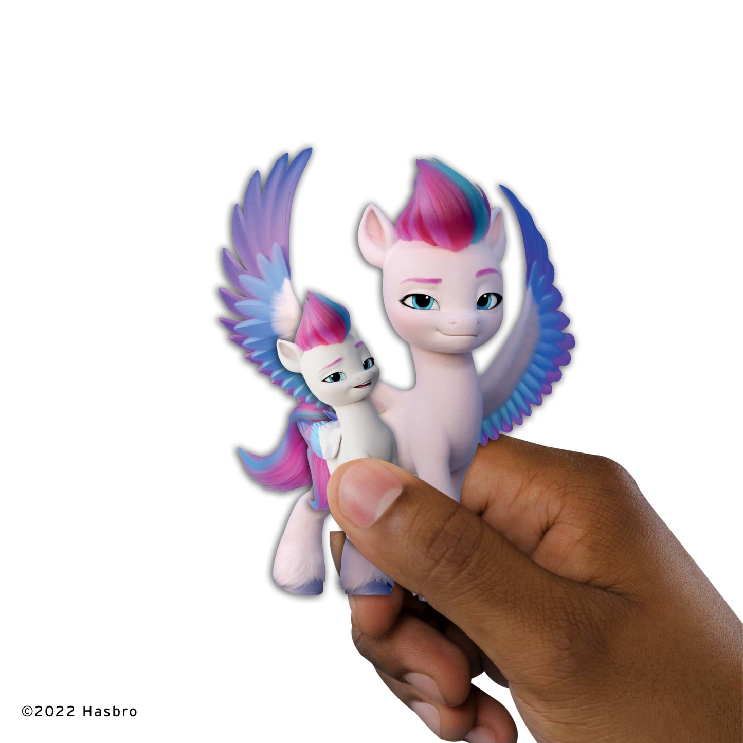 My Little Pony - 5 Minis (Mixed Sizes) - Official Hasbro - Zip - Reusable Vinyl Decals