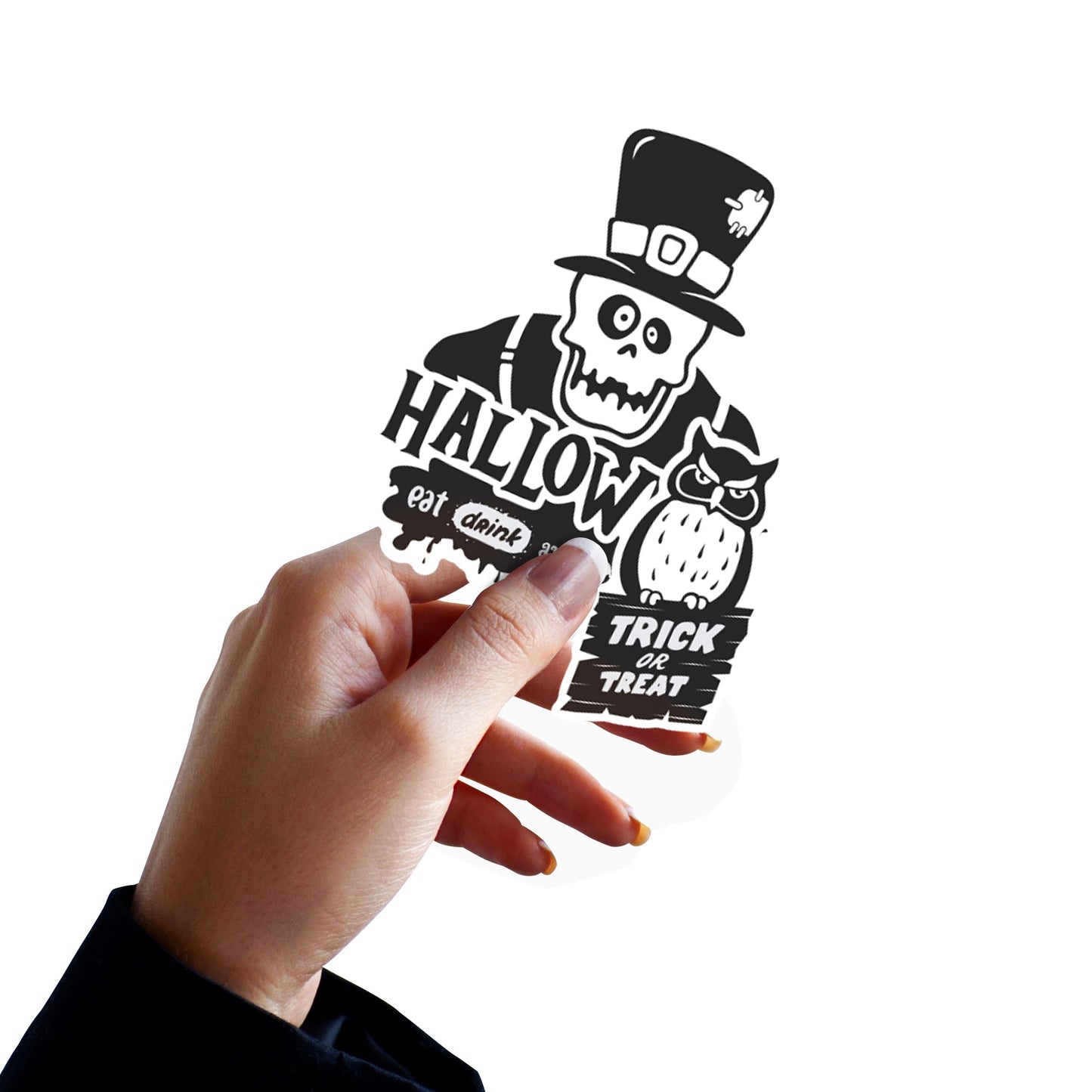 Sheet of 5 -Halloween: Creepy Minis - Removable Adhesive Decal