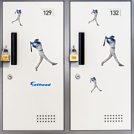 Freddie Freeman - 5 Player Minis (Mixed Sizes) - Official MLB - Los Angeles Dodgers - Reusable Vinyl Decals