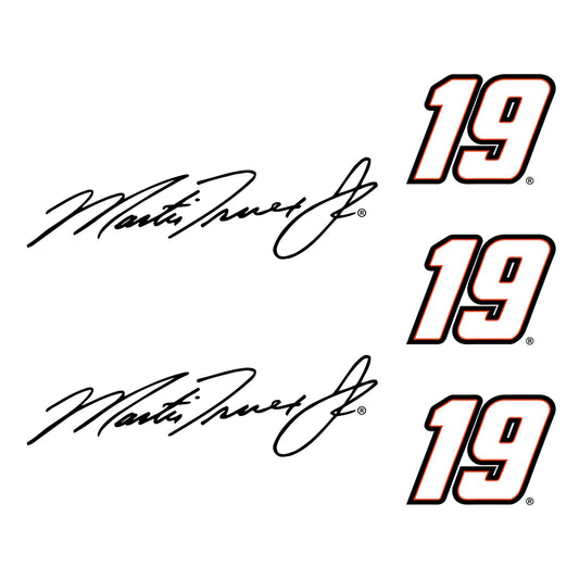 Martin Truex Jr. - 5 Logo Minis (Mixed Sizes) - Official NASCAR - Reusable Vinyl Decals