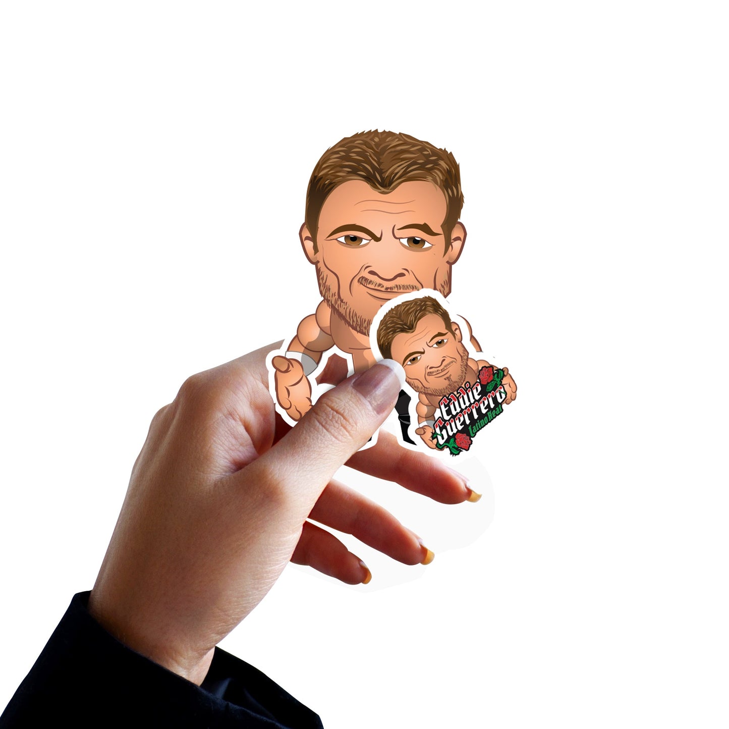 Eddie Guerrero - 5 Minis (Mixed Sizes) - Official WWE - Reusable Vinyl Decals