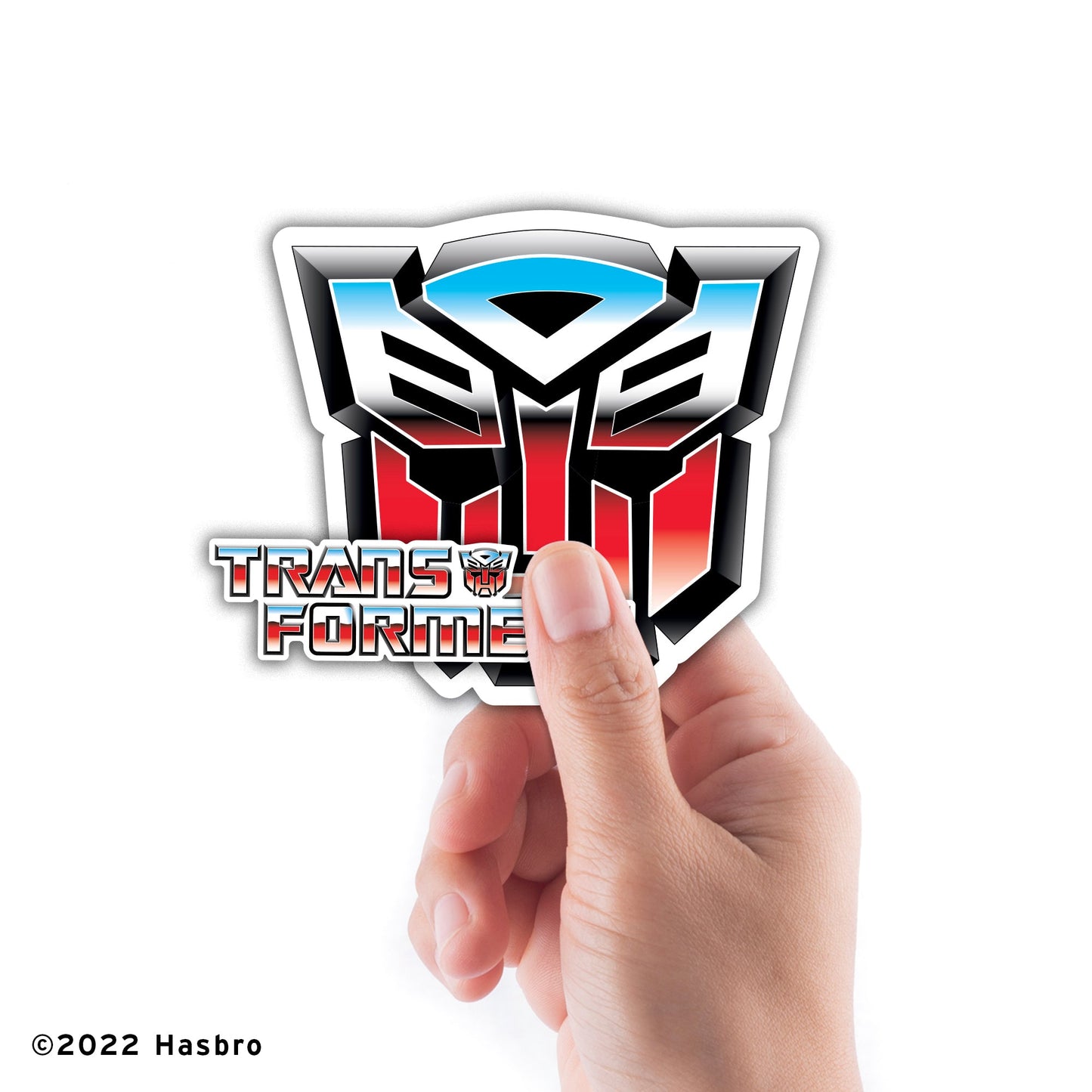 Transformers Classic - 5 Logo Minis (Mixed Sizes) - Official Hasbro - Autobots - Reusable Vinyl Decals