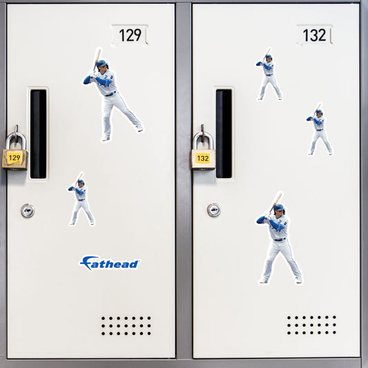 Bobby Witt Jr. - 5 Player Minis (Mixed Sizes) - Official MLB - Kansas City Royals - Reusable Vinyl Decals