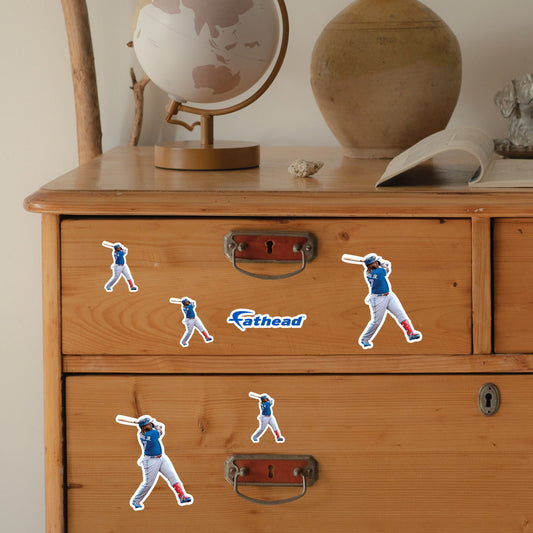 Vladimir Guerrero Jr. - 5 Player Minis (Mixed Sizes) - Official MLB - Toronto Blue Jays - Reusable Vinyl Decals