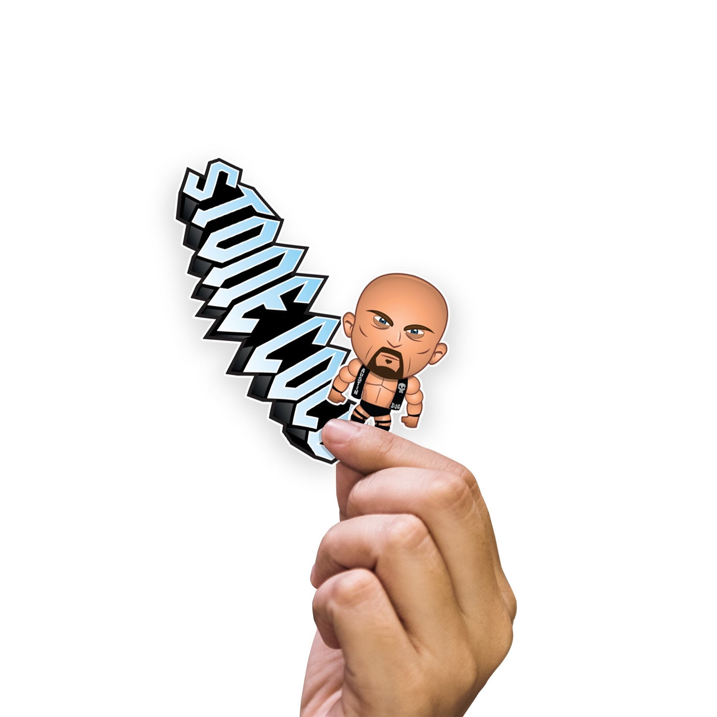 Stone Cold - 5 Minis (Mixed Sizes) - Official WWE - Reusable Vinyl Decals