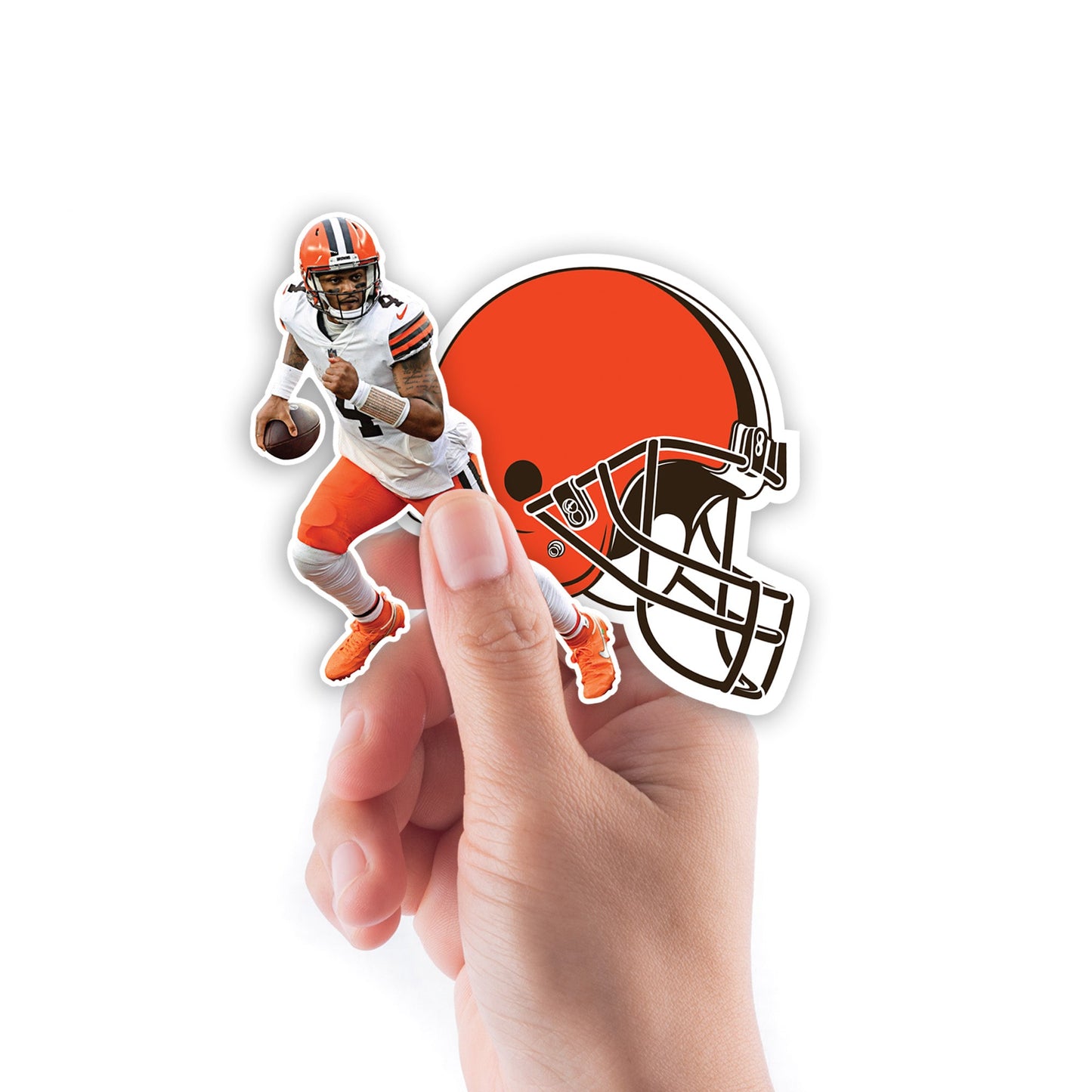 Deshaun Watson - 5 Minis (Mixed Sizes) - Official NFL - Cleveland Browns - Reusable Vinyl Decals