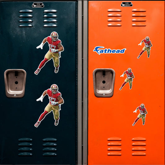 Nick Bosa - 5 Minis (Mixed Sizes) - Official NFL - San Francisco 49ers - Reusable Vinyl Decals