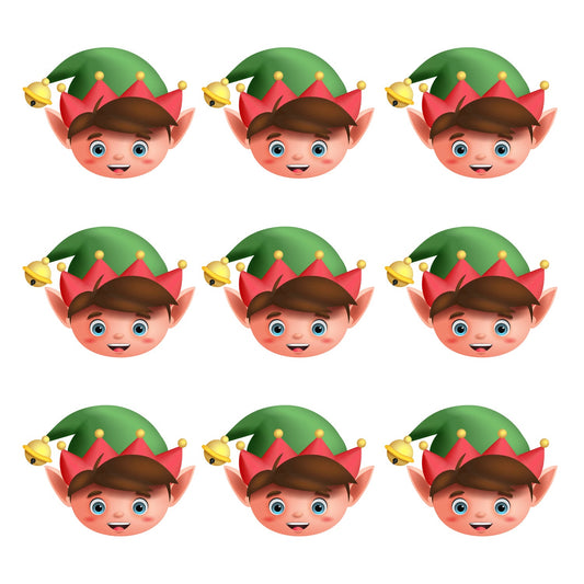 Christmas: Boy Elf Minis - Big Head