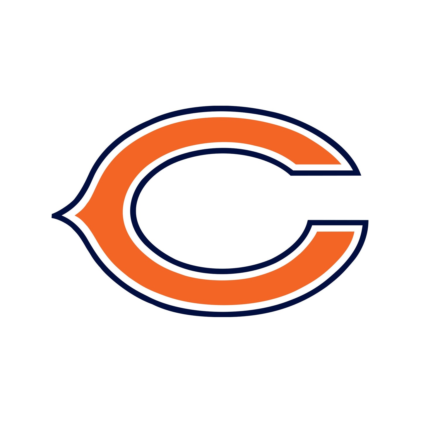 Chicago Bears - 5 Logo Minis (Mixed Sizes) - Official NFL - Reusable Vinyl Decals