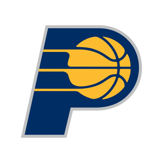 Indiana Pacers - 5 Logo Minis (Mixed Sizes) - Official NBA - Reusable Vinyl Decals