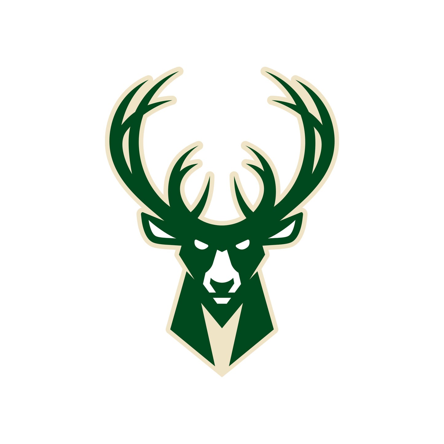Milwaukee Bucks - 5 Logo Minis (Mixed Sizes) - Official NBA - Reusable Vinyl Decals