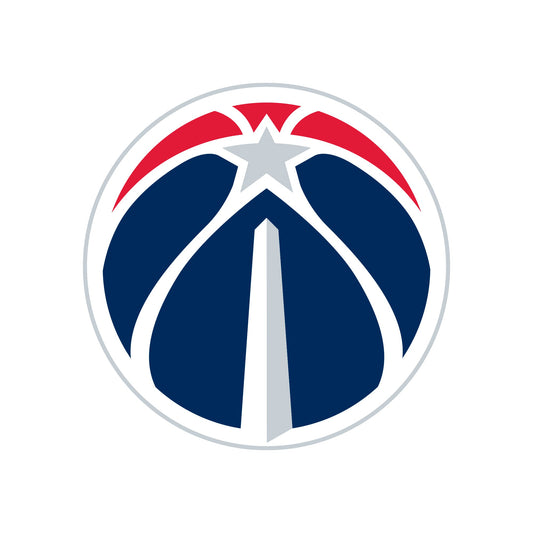 Washington Wizards - 5 Logo Minis (Mixed Sizes) - Official NBA - Reusable Vinyl Decals