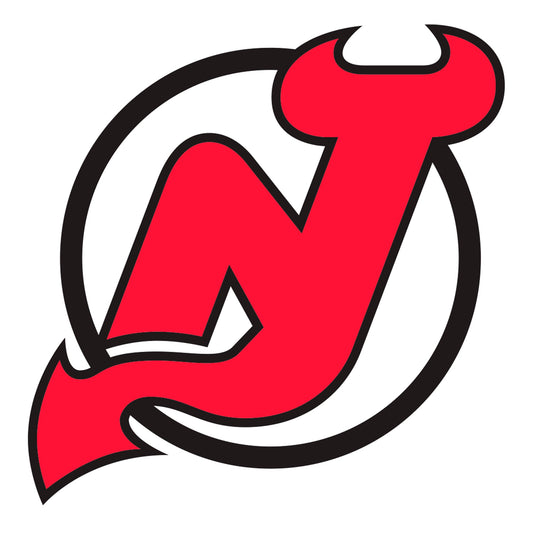 New Jersey Devils - 5 Logo Minis (Mixed Sizes) - Official NHL - Reusable Vinyl Decals