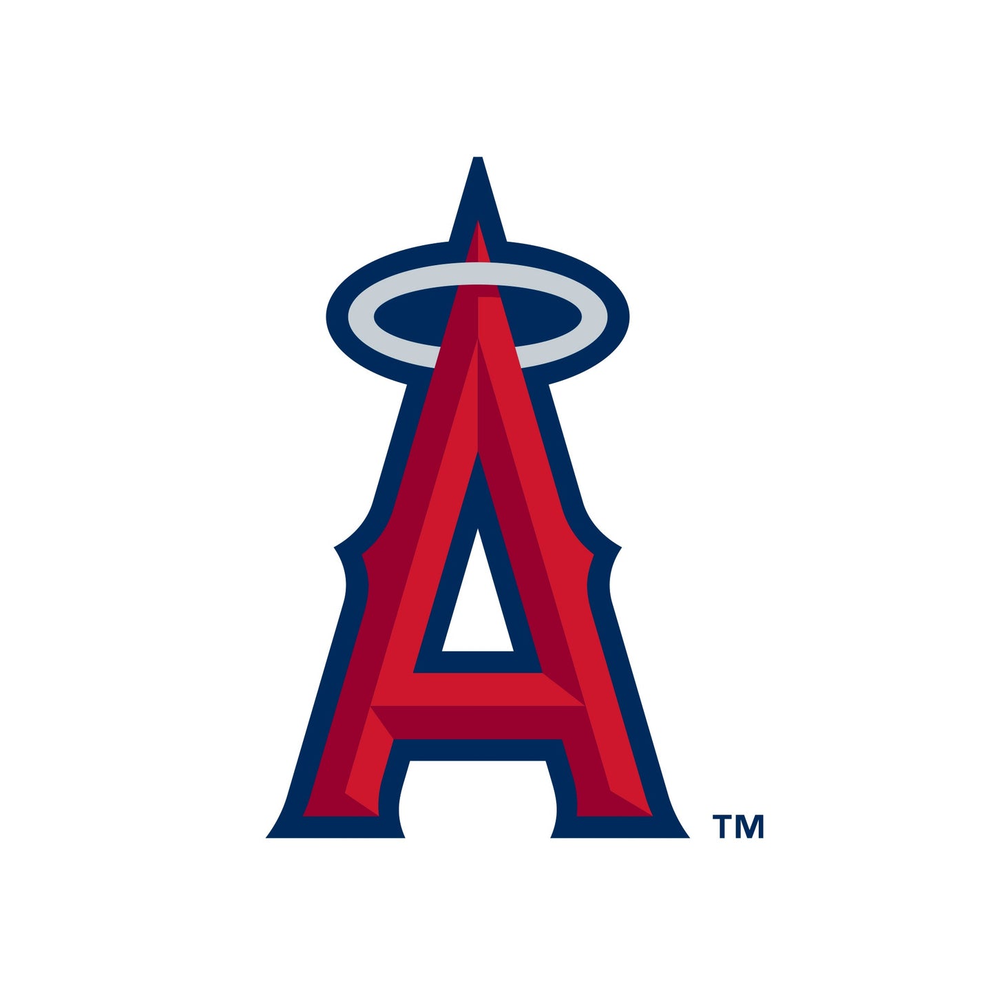 Los Angeles Angels - 5 Logo Minis (Mixed Sizes) - Official MLB - Reusable Vinyl Decals