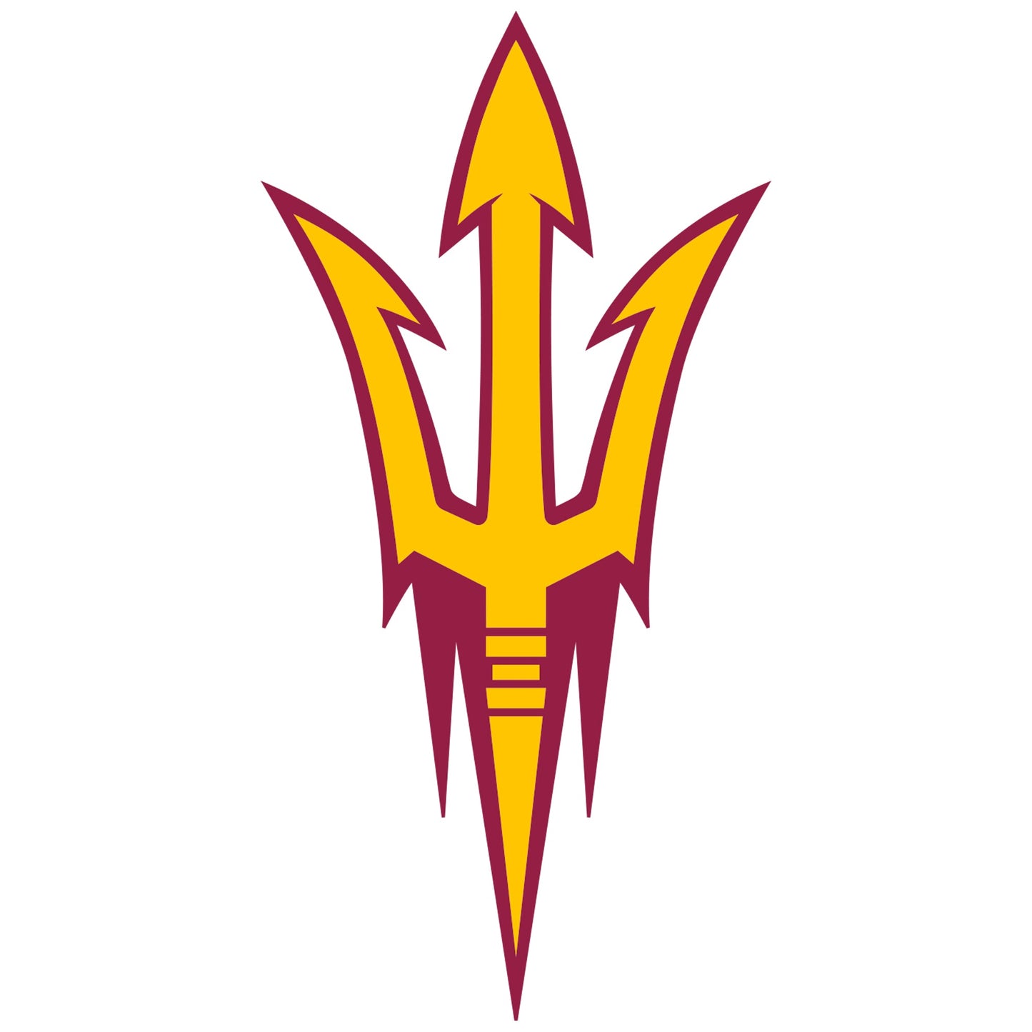 Arizona State Sun Devils - 5 Logo Minis (Mixed Sizes) - Official NCAA - Reusable Vinyl Decals