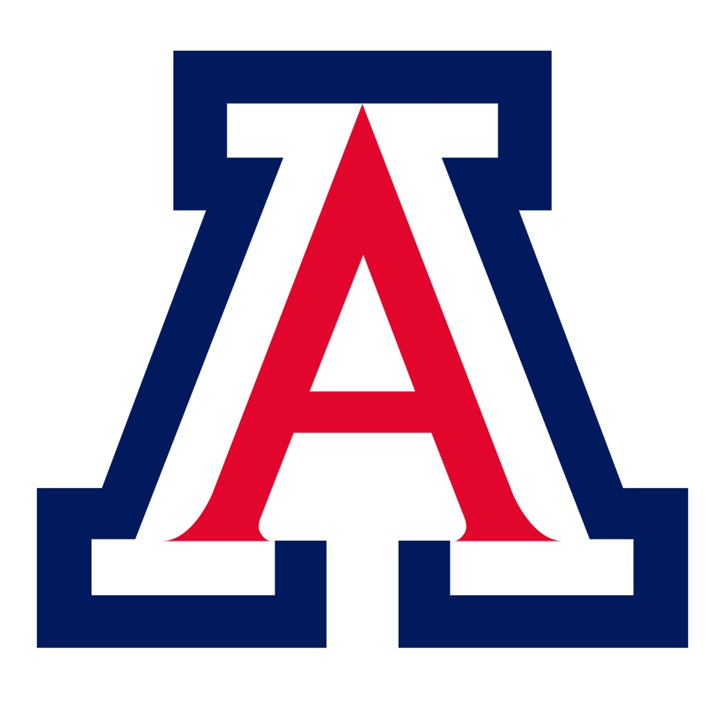 U of Arizona - 5 Logo Minis (Mixed Sizes) - Official NCAA - Arizona Wildcats - Reusable Vinyl Decals