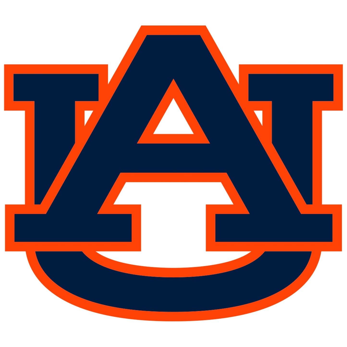 Auburn Tigers - 5 Logo Minis (Mixed Sizes) - Official NCAA - Reusable Vinyl Decals