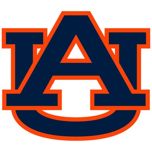 Auburn Tigers - 5 Logo Minis (Mixed Sizes) - Official NCAA - Reusable Vinyl Decals