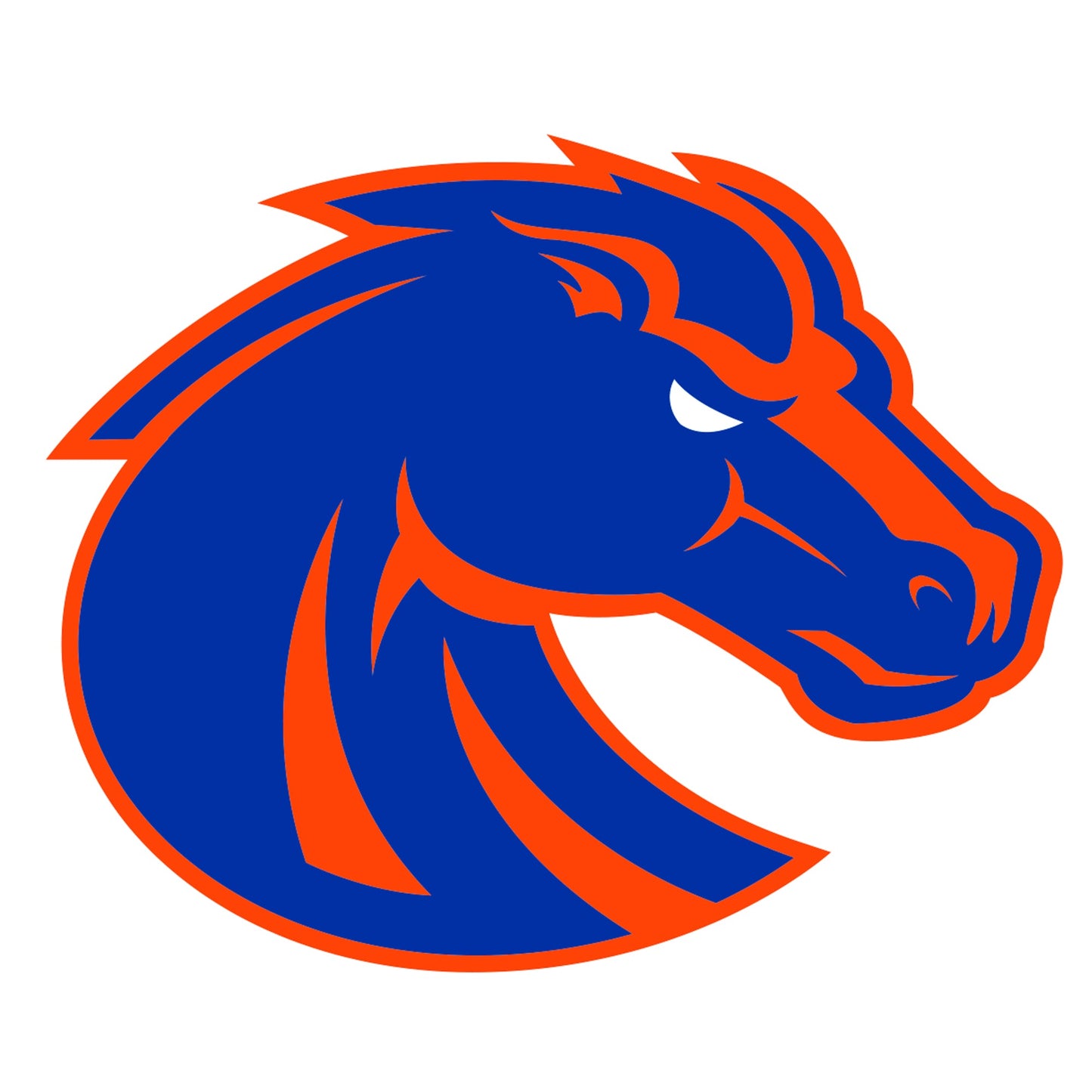 Boise State Broncos - 5 Logo Minis (Mixed Sizes) - Official NCAA - Reusable Vinyl Decals