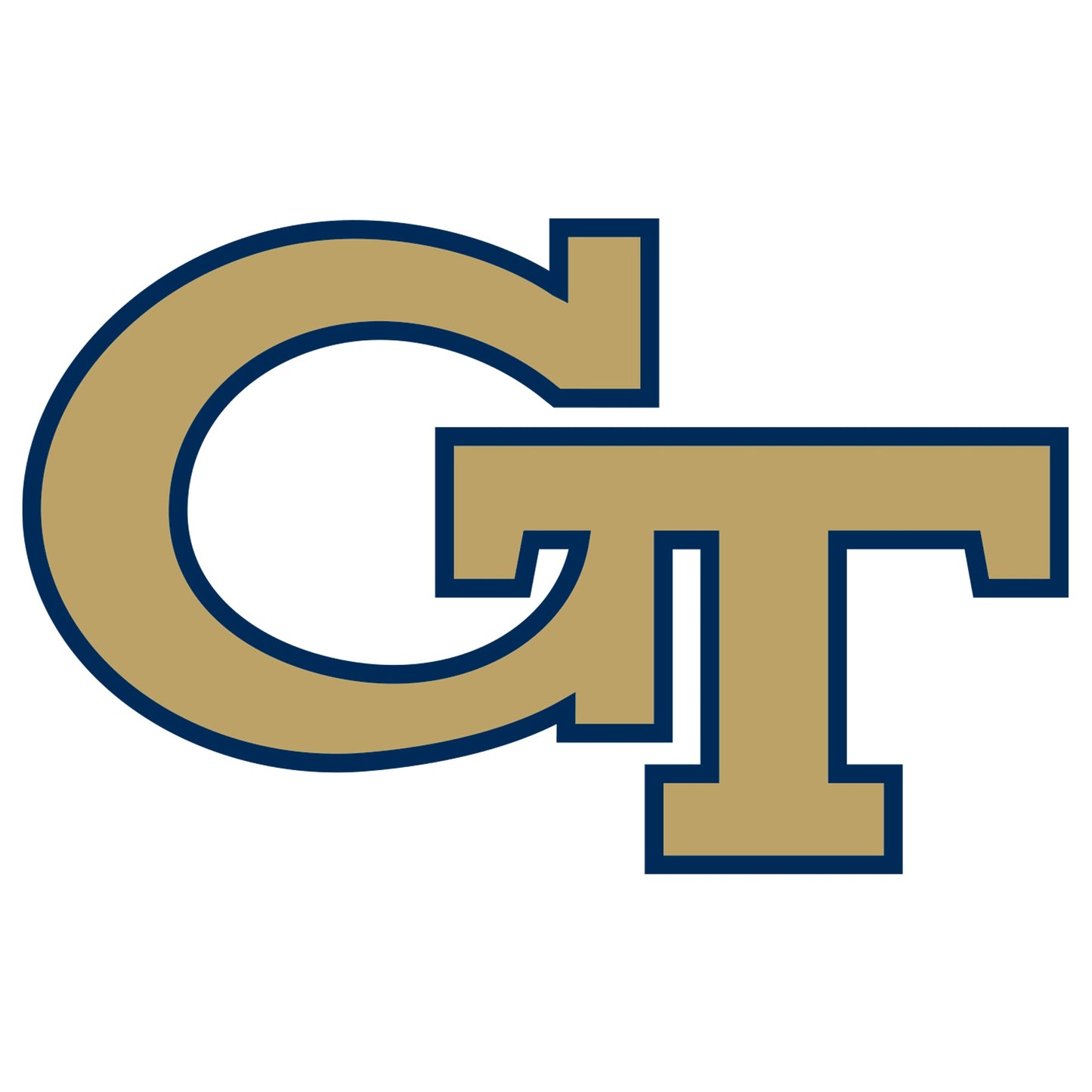 Georgia Tech Yellow Jackets - 5 Logo Minis (Mixed Sizes) - Official NCAA - Reusable Vinyl Decals