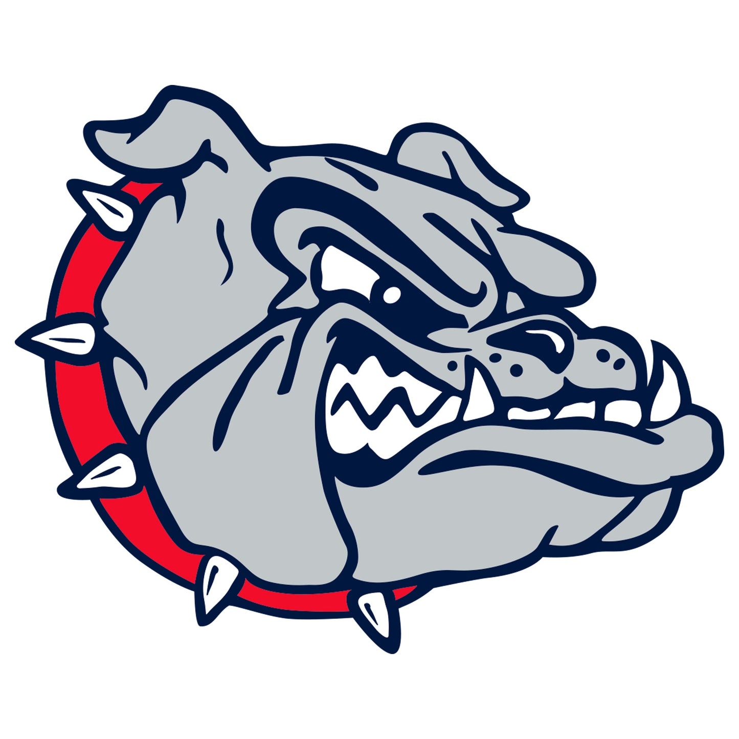 Gonzaga Bulldogs - 5 Logo Minis (Mixed Sizes) - Official NCAA - Reusable Vinyl Decals