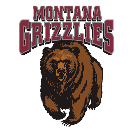 Montana Grizzlies - 5 Logo Minis (Mixed Sizes) - Official NCAA - Reusable Vinyl Decals