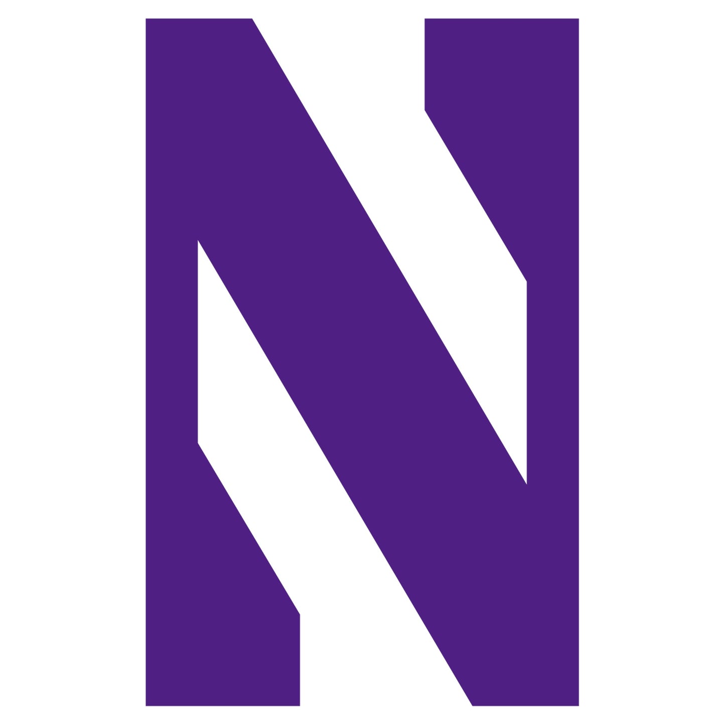 Northwestern Wildcats - 5 Logo Minis (Mixed Sizes) - Official NCAA - Reusable Vinyl Decals