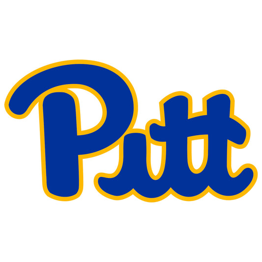 Pittsburgh Panthers - 5 Logo Minis (Mixed Sizes) - Official NCAA - Reusable Vinyl Decals