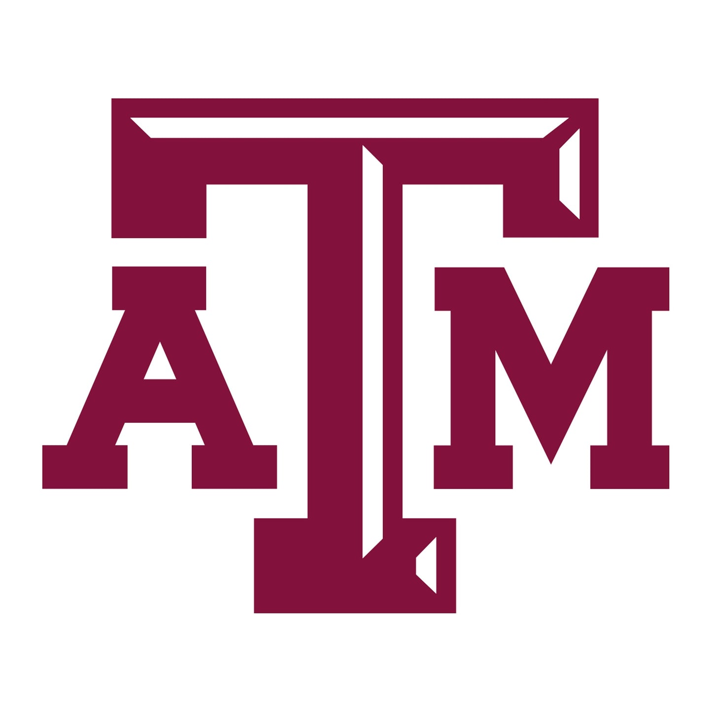 Texas A&M Aggies - 5 Logo Minis (Mixed Sizes) - Official NCAA - Reusable Vinyl Decals
