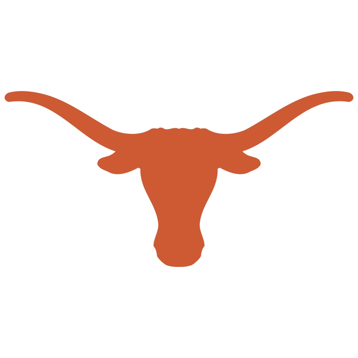 Texas Longhorns - 5 Logo Minis (Mixed Sizes) - Official NCAA - Reusable Vinyl Decals