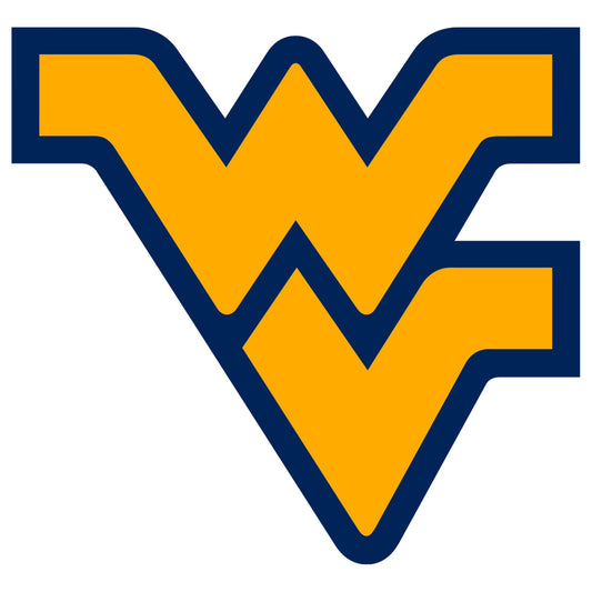 West Virginia Mountaineers - 5 Logo Minis (Mixed Sizes) - Official NCAA - Reusable Vinyl Decals