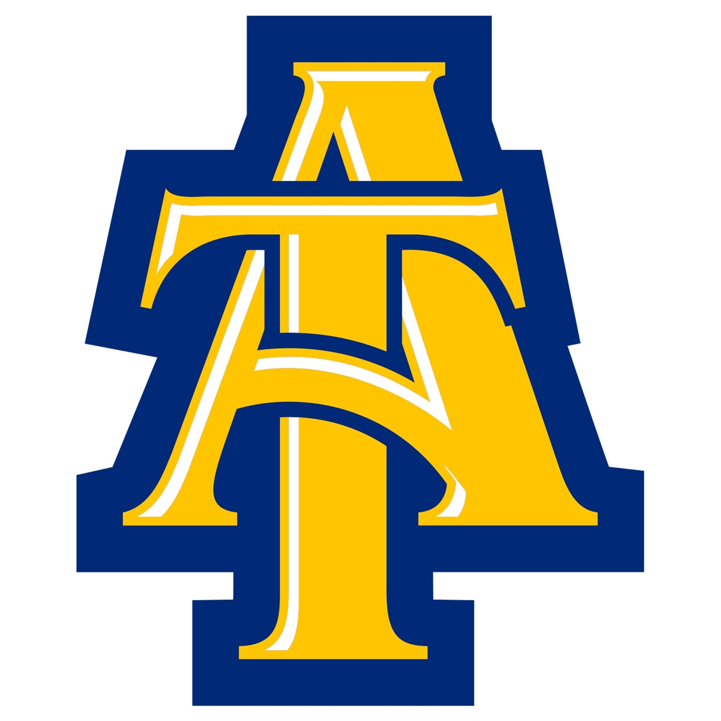 North Carolina A&T Aggies - 5 Logo Minis (Mixed Sizes) - Official NCAA - Reusable Vinyl Decals